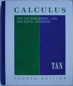 Calculus - Manageriallm life&Social Sciences 4th ed. 詳細資料