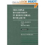 Multiple regression in behavioral research 3th Edition 詳細資料