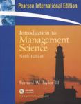 Introduction to management science 詳細資料