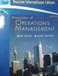 Principles Of Operations Management 詳細資料