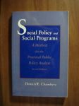 Social Policy and Social Programs 詳細資料