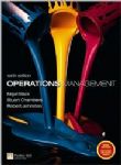 Operations Management 6/e 2011 解答另洽 詳細資料