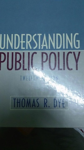 understanding public policy twelfth edition 詳細資料