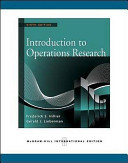 Introduction to Operations Research 9/e 詳細資料
