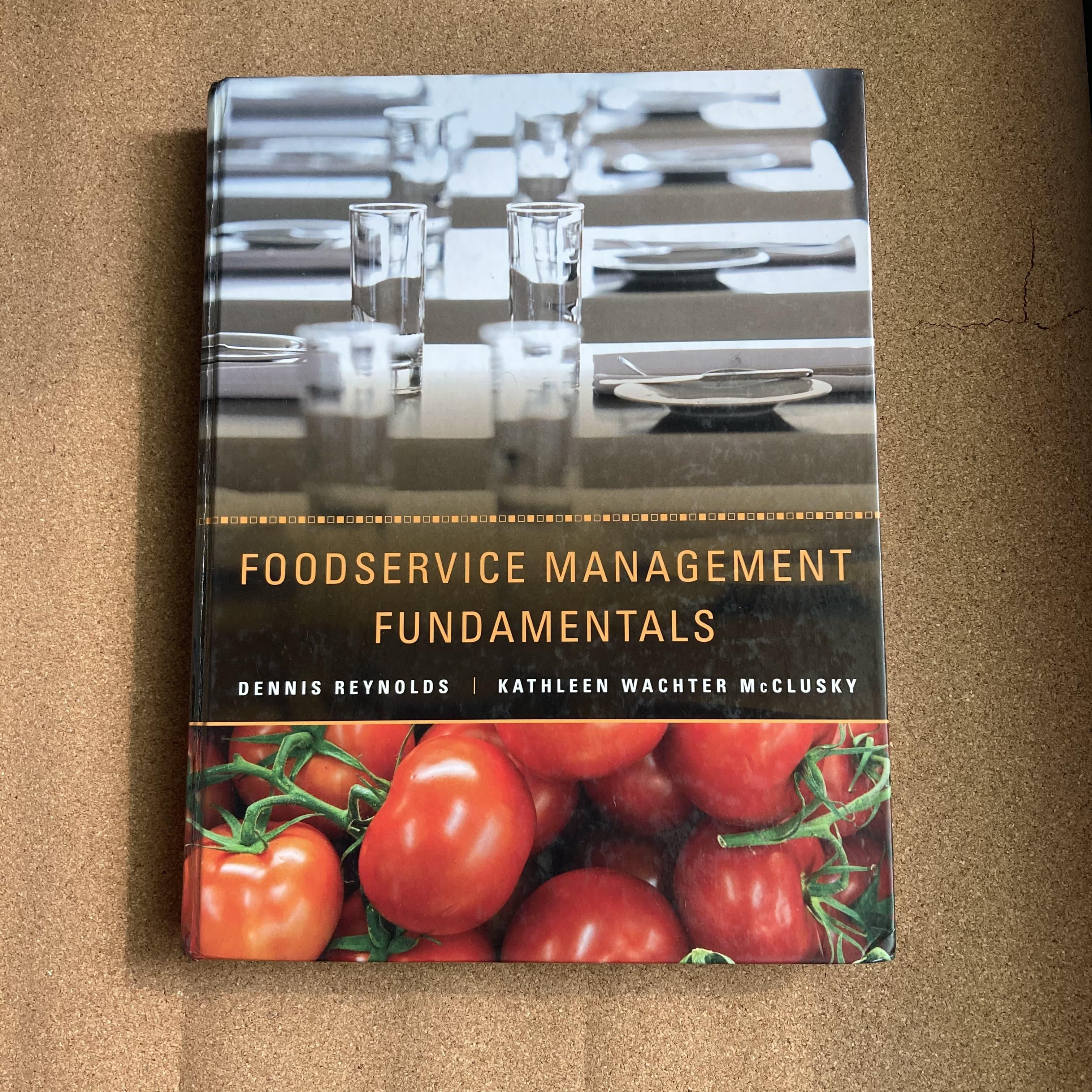 Food service management fundamental  詳細資料