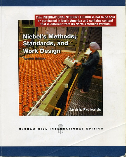 Nebels Methods Stndards And Work Design 12Ed (Ie) 詳細資料